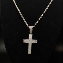 Cross With lab diamonds Pendant WILL TRADE