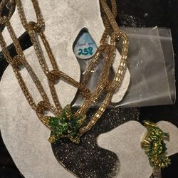 #238 Vintage Mermaid Jewelry Set 