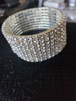 Rhinestone Stretchy Bracelet