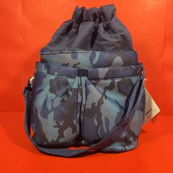 Corkcicle Outdoor Cooler/Beverage Bucket Bag. Blue Camo $160 Retail.  NWT 12 Can