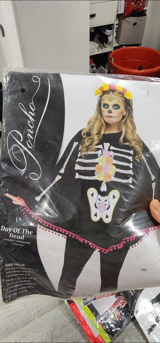 Day Of The Dead Poncho