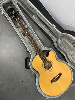 Ibanez acoustic bass guitar w case brand new