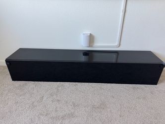 Large Black TV Stand