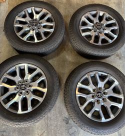 2026 Premium Tundra 22” Wheels and Tires. Will fit any Tundra 22-26.