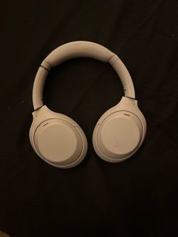 Sony WH-1000XM4 Light Gray Headphones with Travel Case