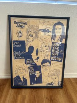 Otherwild Queer Literature Poster in vintage frame 23”x30”