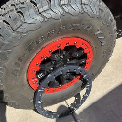 Ford Raptor Bead Locks - Grey - Gunmetal - Like New