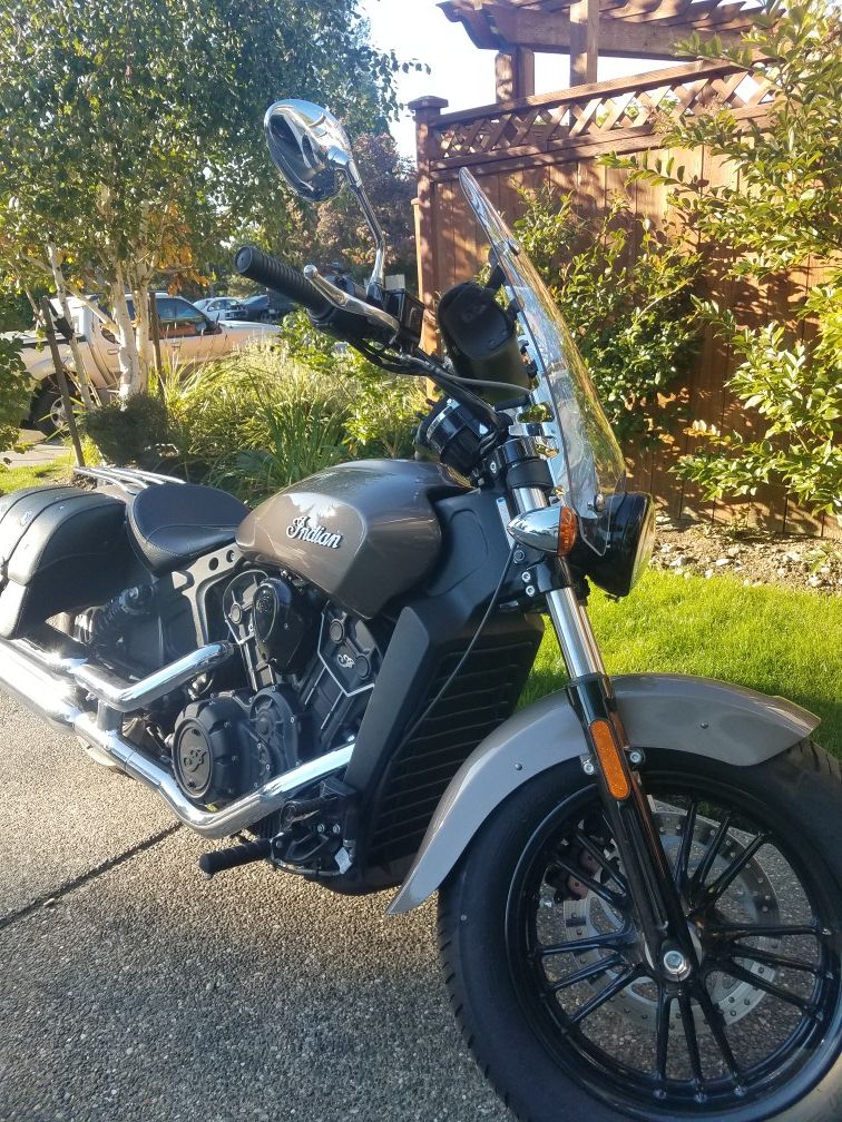 Brand New!!! 2018 Indian Scout Motorcycle With 1,200 Original Miles! Factory Warranty! Upgrades! Clean Title In Hand!