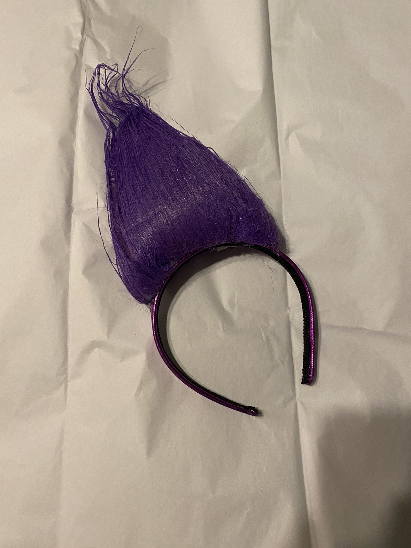 Purple Troll Hair Headband Costume Halloween
