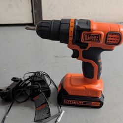 Black & Decker 20V Power Drill 