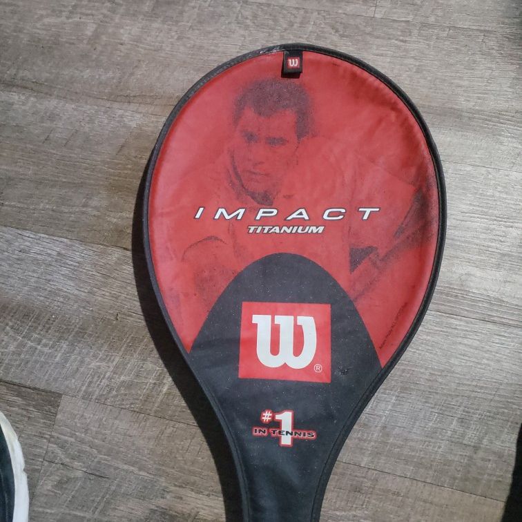 Impact Titanium Wilson Tennis Racket.