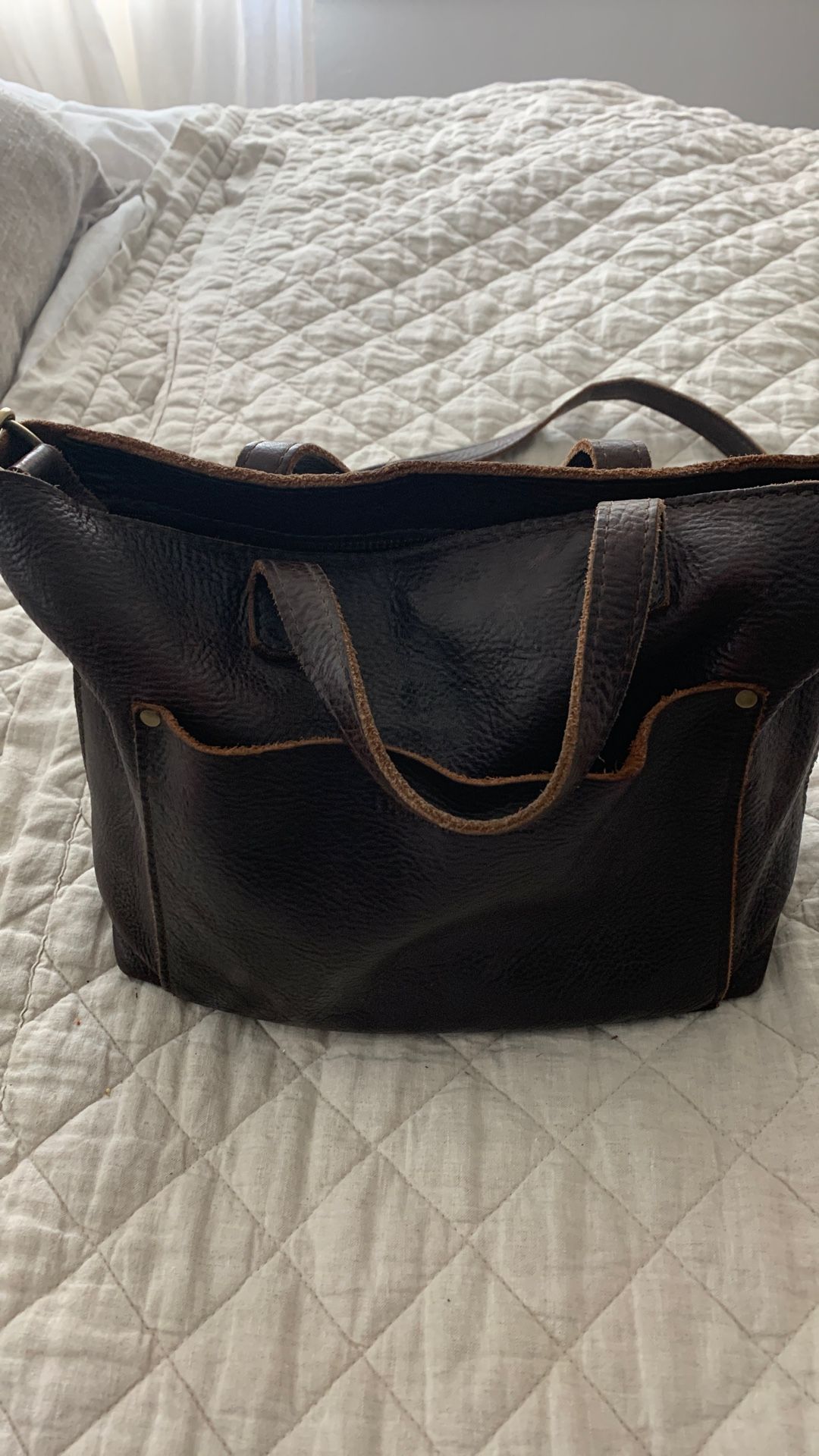 Portland Leather Tote & Wallet