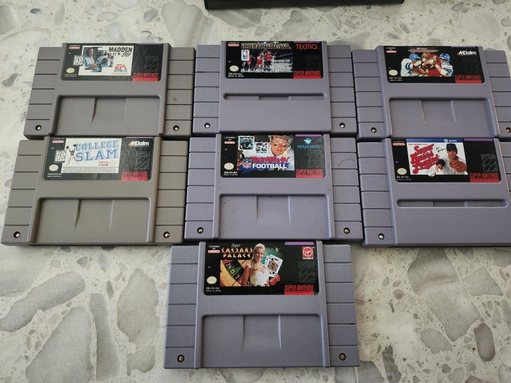 7 Super Nintendo Games