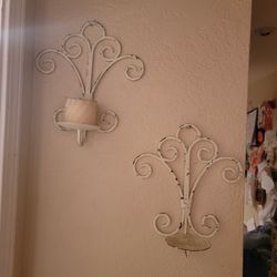 Shabby Chic Candle Holders