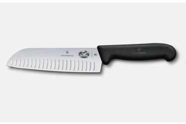 Victorinox 7" Granton Edge, Chef Knife with Fibrox Handle