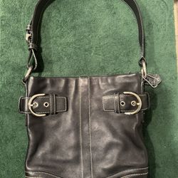 Small Black Coach Hobo Bag