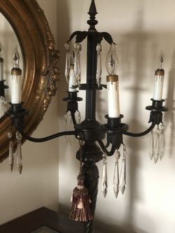 Chandelier/candelabro Bombay antique