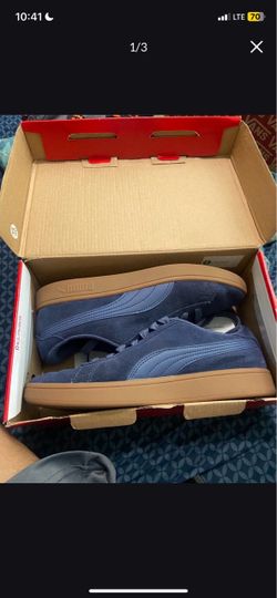 puma shoes blue puma smash v2 SD JR 5.5 size