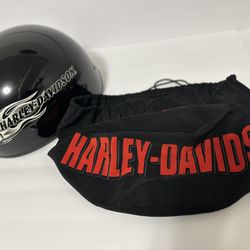 Harley Davidson Helmet With Carry Bag