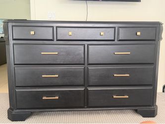 Solid wood dresser