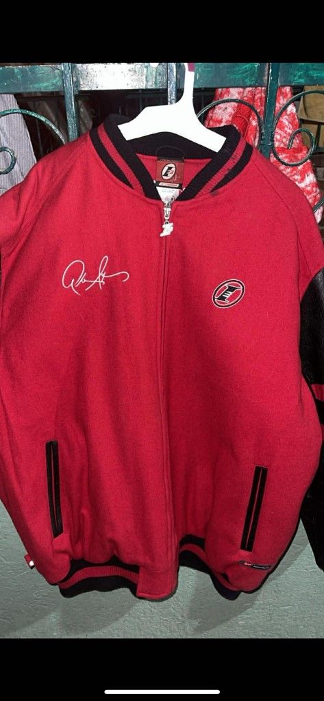 Vintage Iverson Reebok Wool/Leather Jacket XL