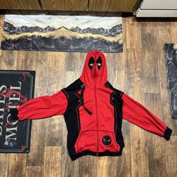 Deadpool Oversized Full zip hoodie