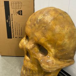 Giant Skull Mold For Making  Paper Mache Mask