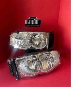 Dodge Ram 2002. 2005 Headlights.
