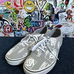 Vans canvas logo pattern