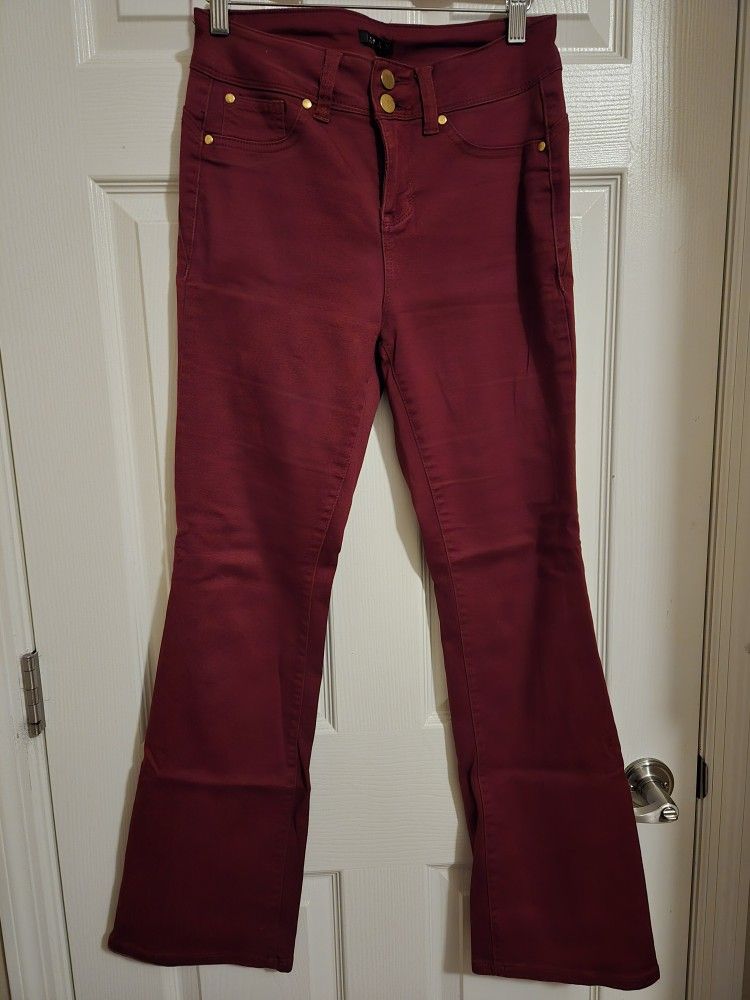 Iman Red Jeans Size 6 Average