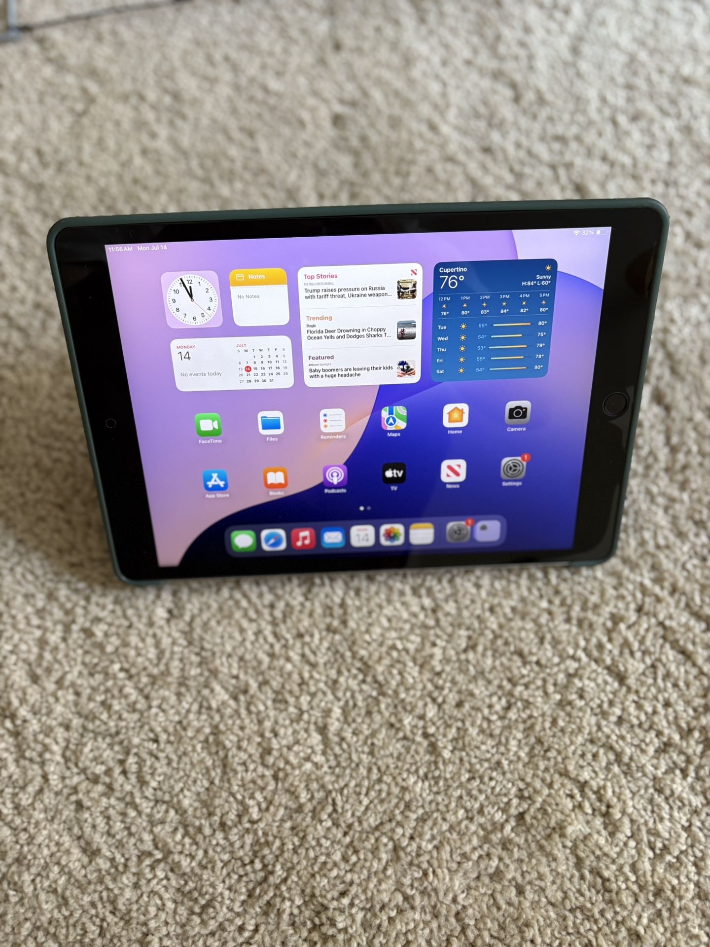 iPad 9th Gen 64GB Wi-Fi – Great Condition + Screen Protector