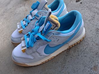 Nike Dunk Low Grey Blue Gum Sneakers