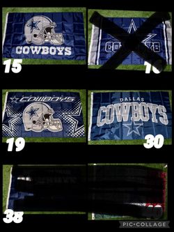 Brand new Dallas Cowboys flags