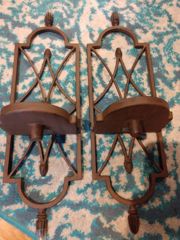 Southern Living Cordova metal wall sconces