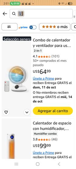 Ventilador y calenton