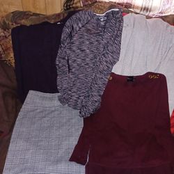 Nice Sweaters , Blouses , And A Skirt $8 Each