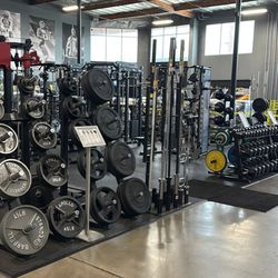 Olympic Weights – Bumper Plates – Bar – Dumbbell – Squat Rack – Smith Machine – Bench – Rubber Flooring