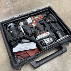 BLACK+DECKER 20V MAX MATRIX Drill, 6-Tool Set, Cordless, Battery & Charger