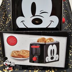 NEW  Disney Mickey Mouse 2 Slice Toaster