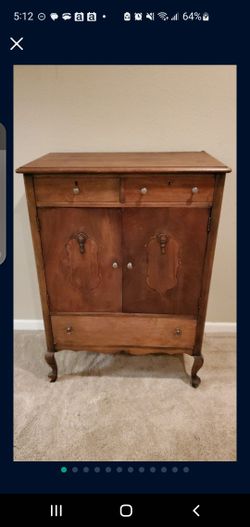 Antique Highboy Cabinet