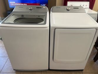 Washer and gas dryer samsung set