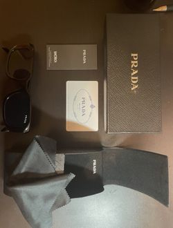 Brand New Prada PR 09YV Eyeglasses – Elegant Medium-Sized Black Frame