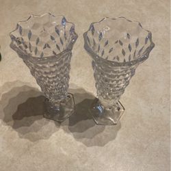 Glass Candle Holders