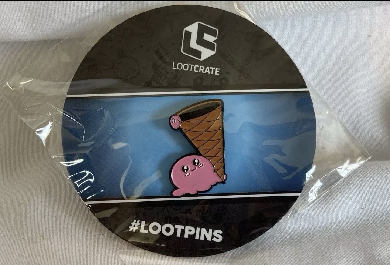 Escape Dropped Ice Cream Cone Loot Crate Box Exclusive Enamel Pin LE Lootpins