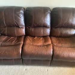 Leather Sofa Brown