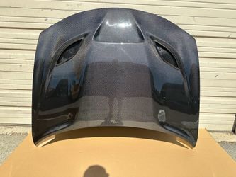 Brand New 2015 - 2023 Dodge Charger VIS Racing Hellcat Style Carbon Fiber Vented Hood (Special Order)