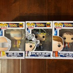 Funko Pop! Back to the Future Set (3-Pack) – Doc & Marty