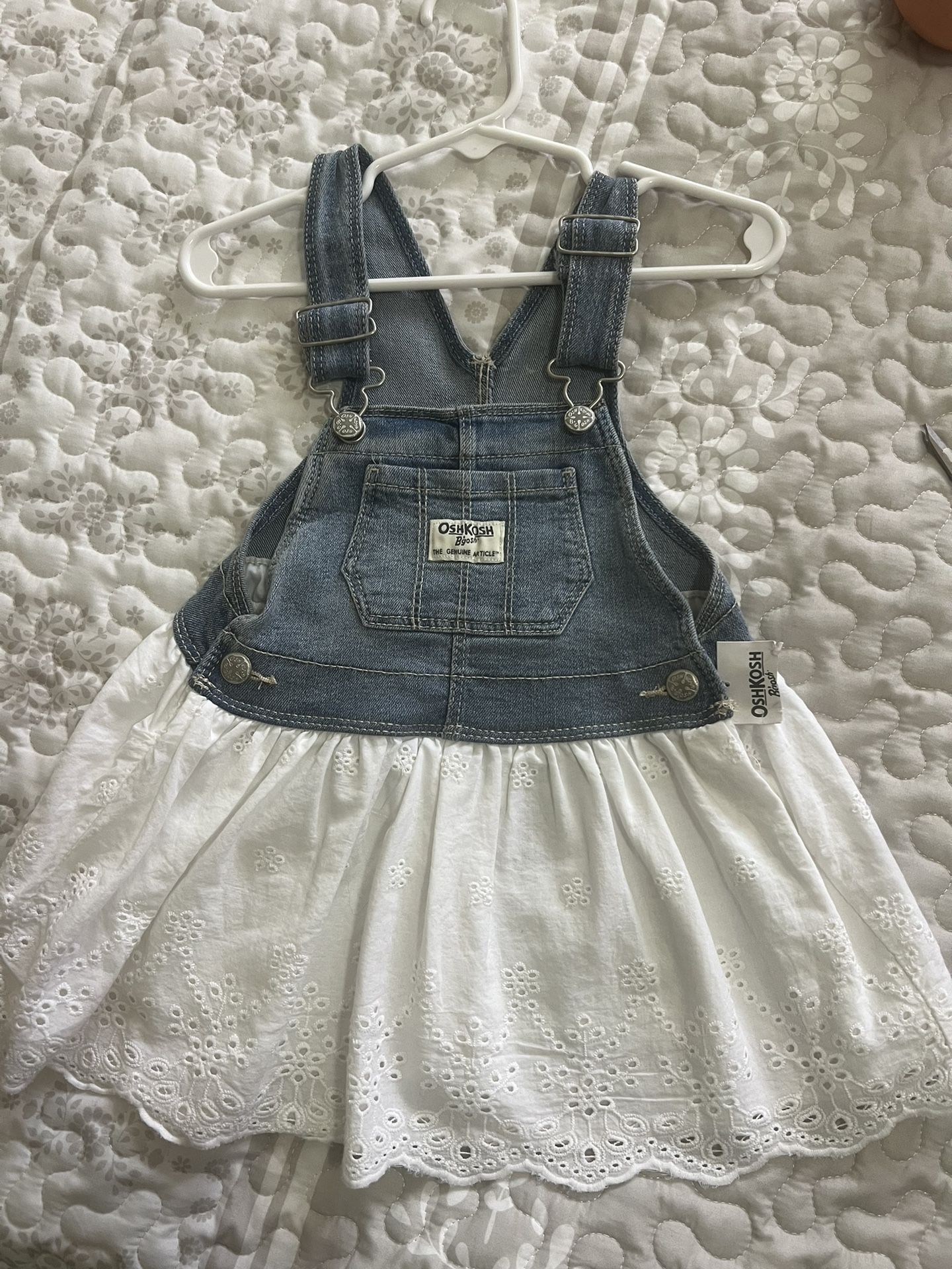 New OshKosh Overall Skirt Size 18 Months