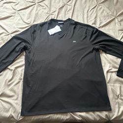 4 BRAND NEW LACOSTE V NECK SHIRTS! OBO! Tags On! 