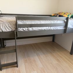 Twin Size Loft Bed For Kids